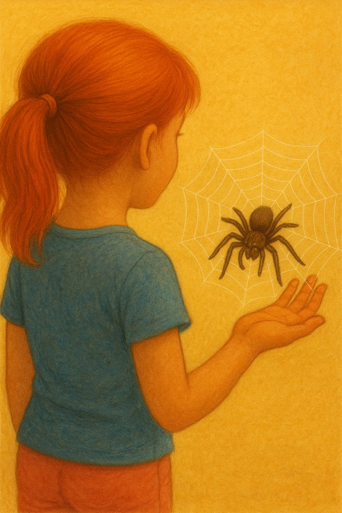 Rêver d'une araignée sur la peau: Clémentine ouvre sa main et voit une araignée